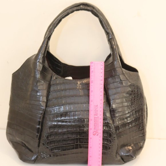 Nancy Gonzalez Crocodile Hobo Handbag  Shoulder Bag - Picture 15 of 15